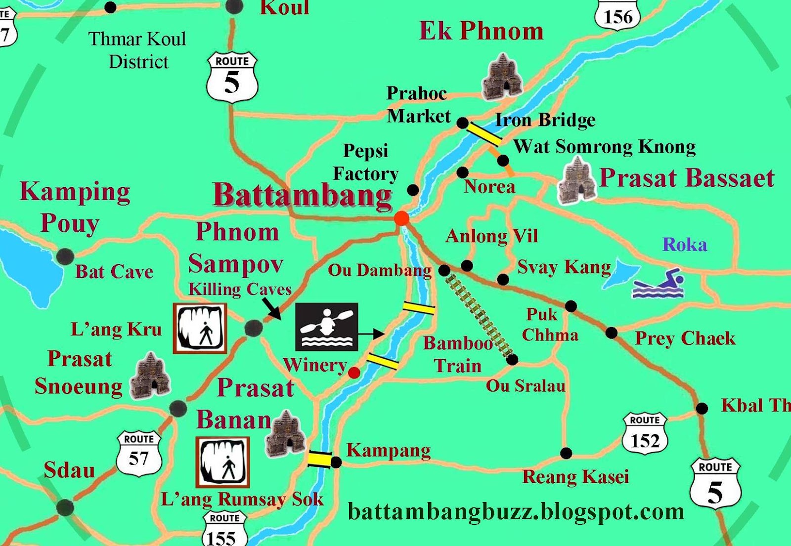 Battambang Geography